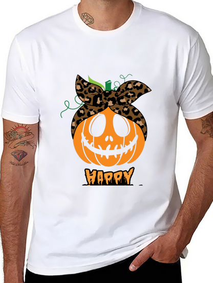 Happy Pumpkin Headband Graphic Tee
