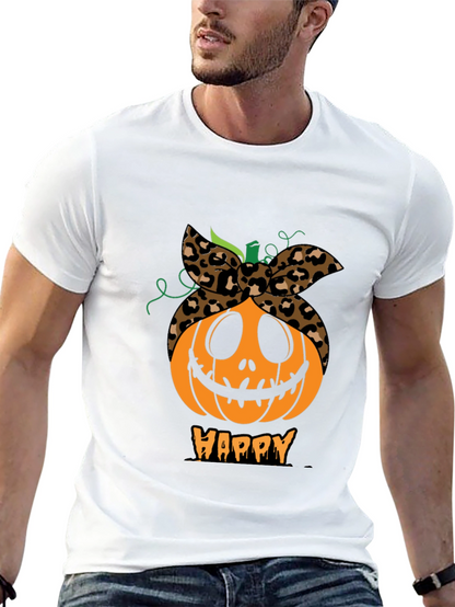 Happy Pumpkin Headband Graphic Tee