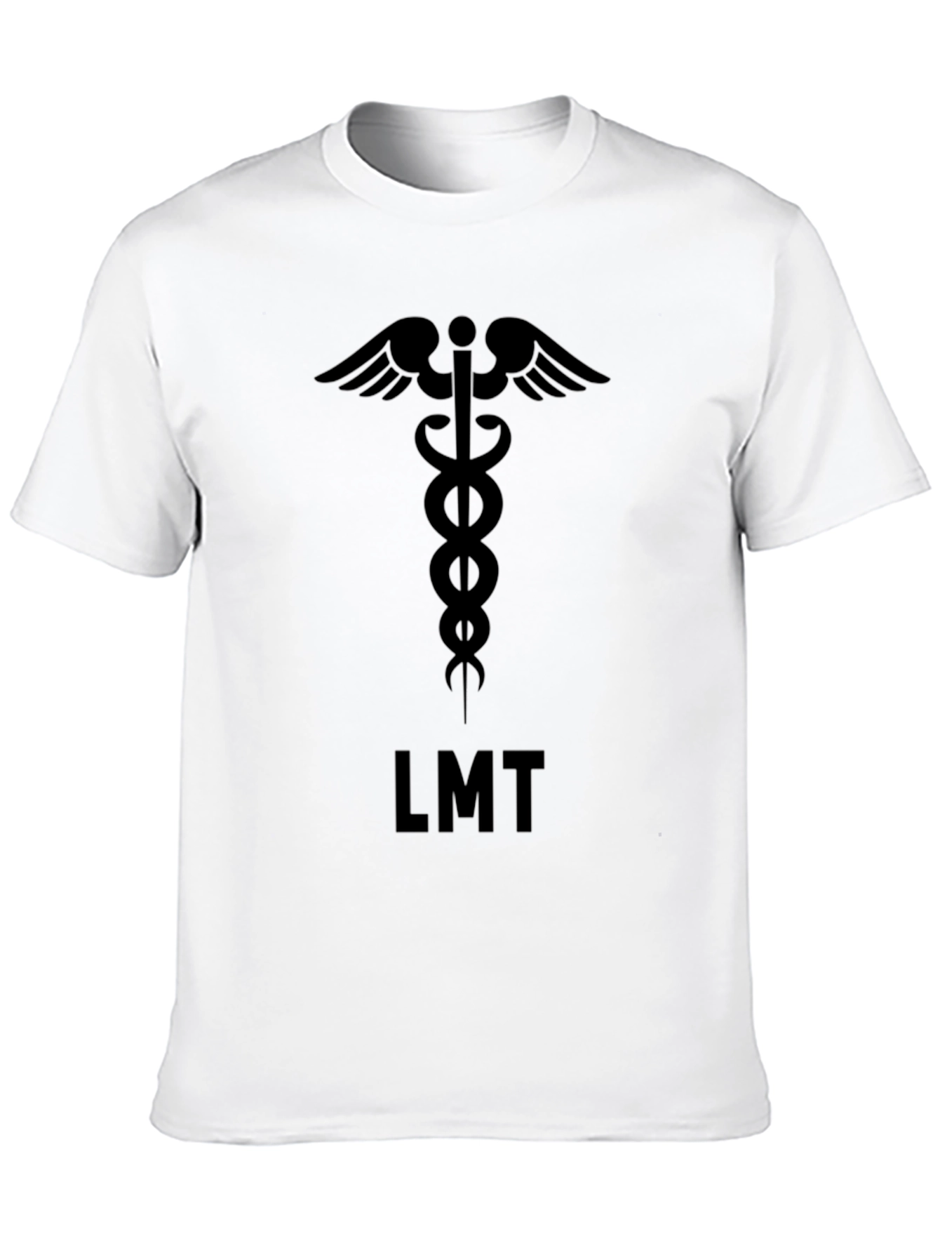 LMT Caduceus Black T-Shirt - Medical Professional Apparel