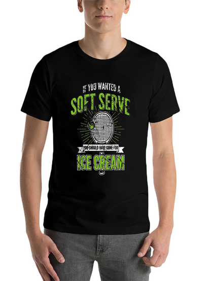 Soft Serve Tennis T-Shirt - Funny Tennis Player Gift