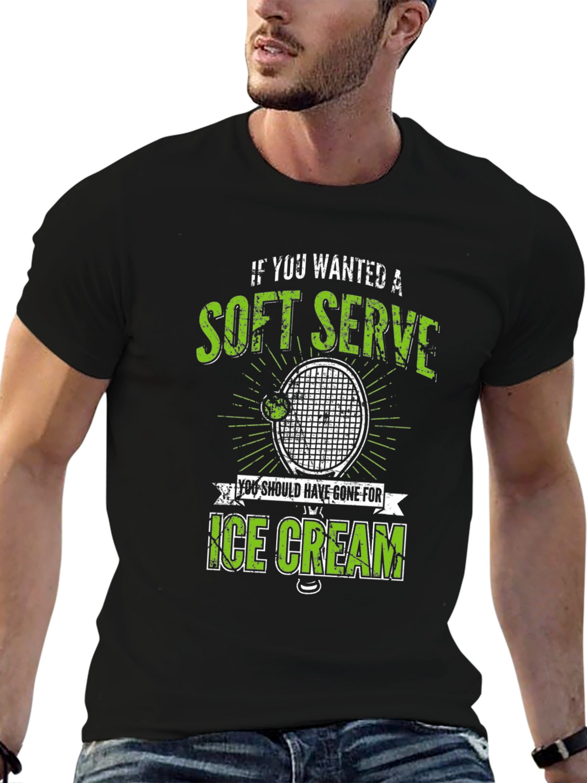 Soft Serve Tennis T-Shirt - Funny Tennis Player Gift