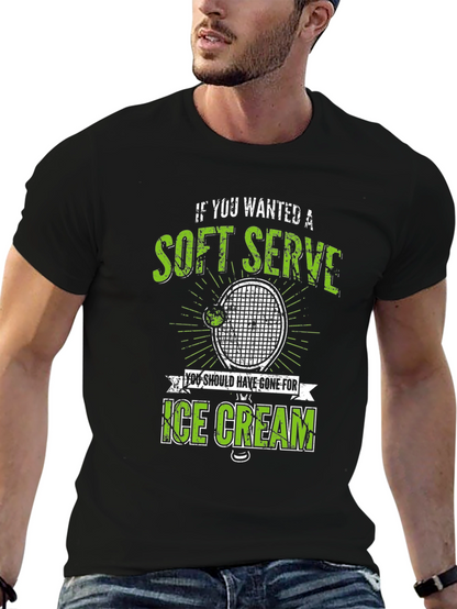 Soft Serve Tennis T-Shirt - Funny Tennis Player Gift