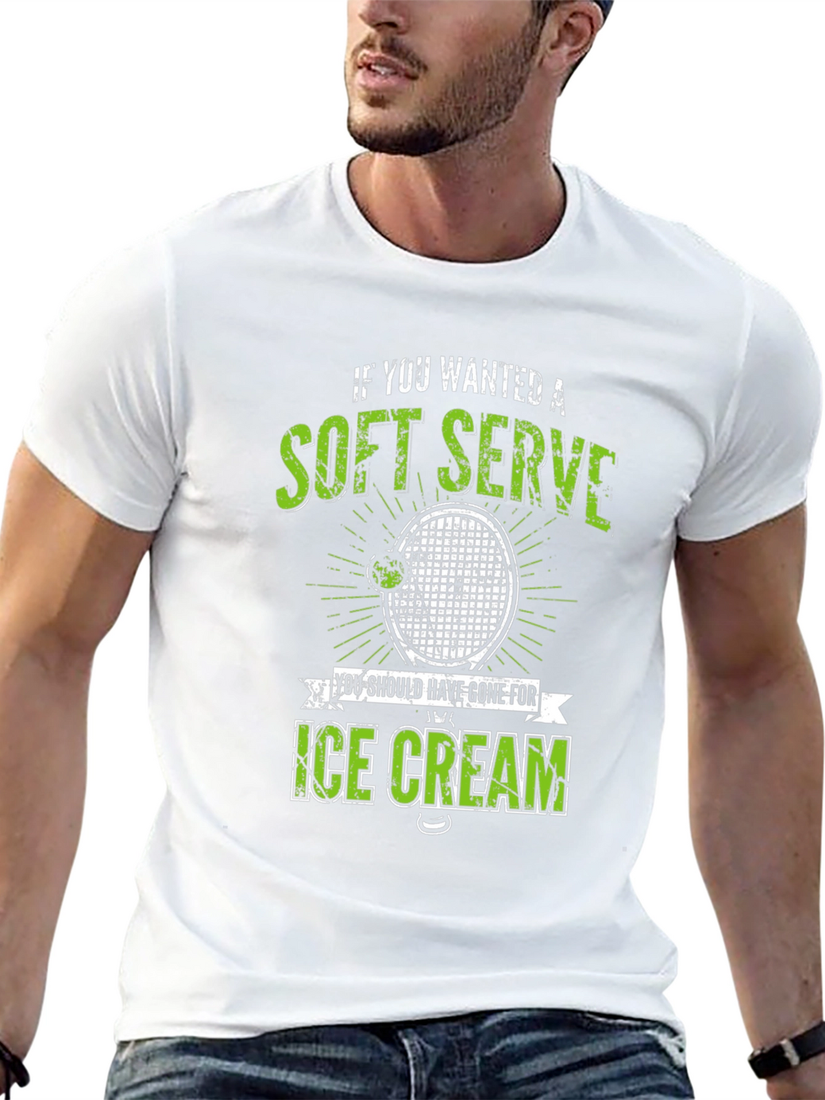 Soft Serve Tennis T-Shirt - Funny Tennis Player Gift