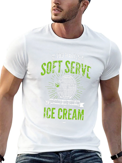 Soft Serve Tennis T-Shirt - Funny Tennis Player Gift