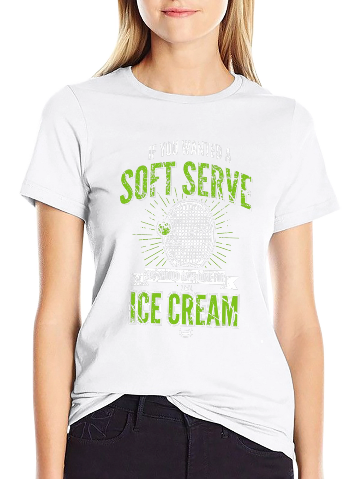 Soft Serve Tennis T-Shirt - Funny Tennis Player Gift