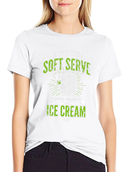Soft Serve Tennis T-Shirt - Funny Tennis Player Gift