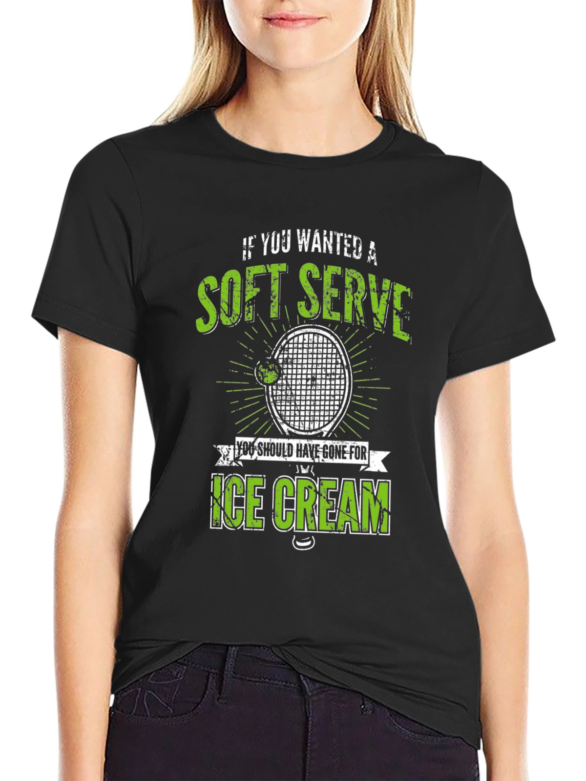 Soft Serve Tennis T-Shirt - Funny Tennis Player Gift