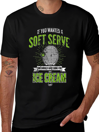 Soft Serve Tennis T-Shirt - Funny Tennis Player Gift