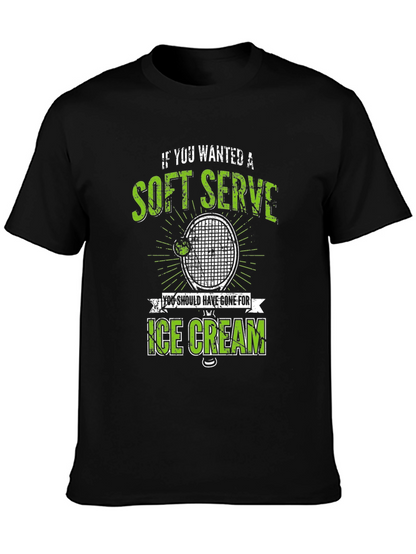 Soft Serve Tennis T-Shirt - Funny Tennis Player Gift