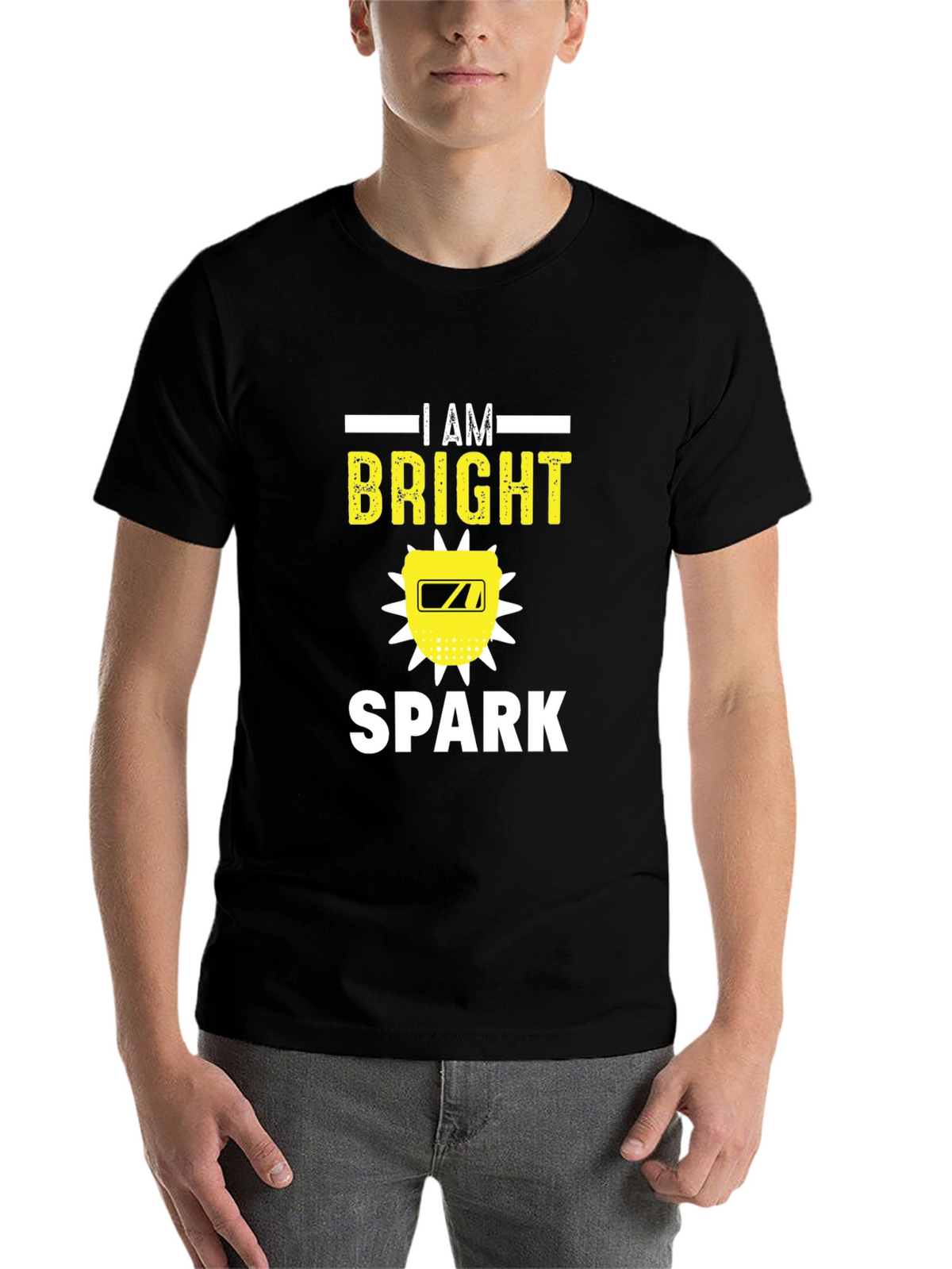 I Am Bright Spark Funny Welder T-Shirt