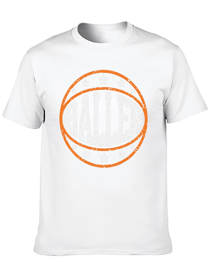 Baller Graphic Tee - Basketball Player T-Shirt