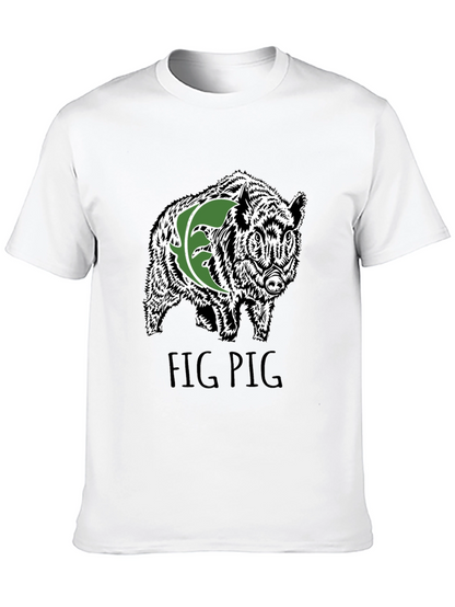 Fig Pig Black T-Shirt