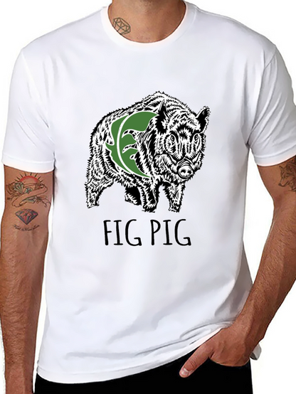 Fig Pig Black T-Shirt