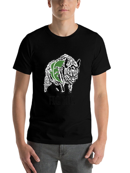 Fig Pig Black T-Shirt
