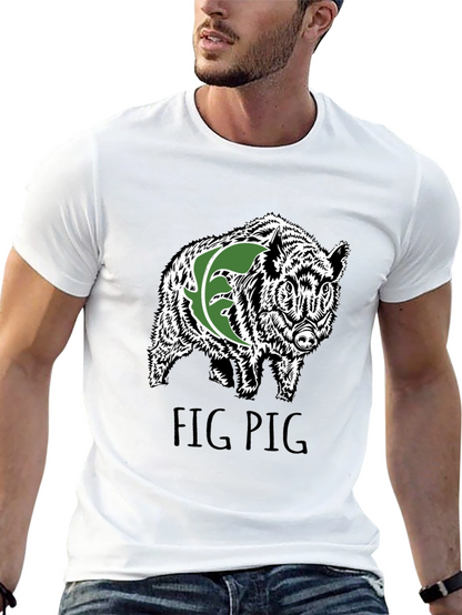 Fig Pig Black T-Shirt