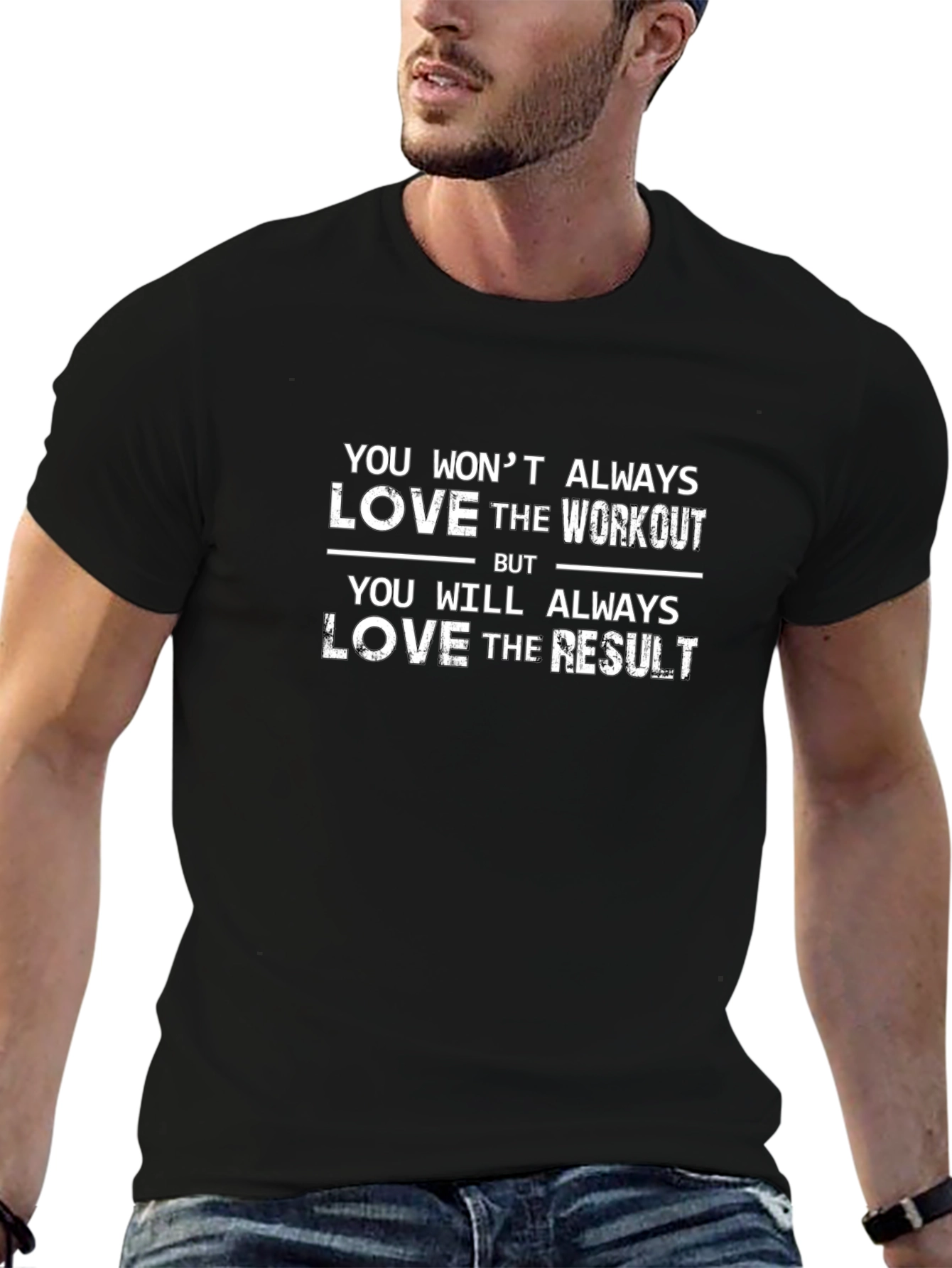 Workout Motivation T-Shirt - Love the Result!