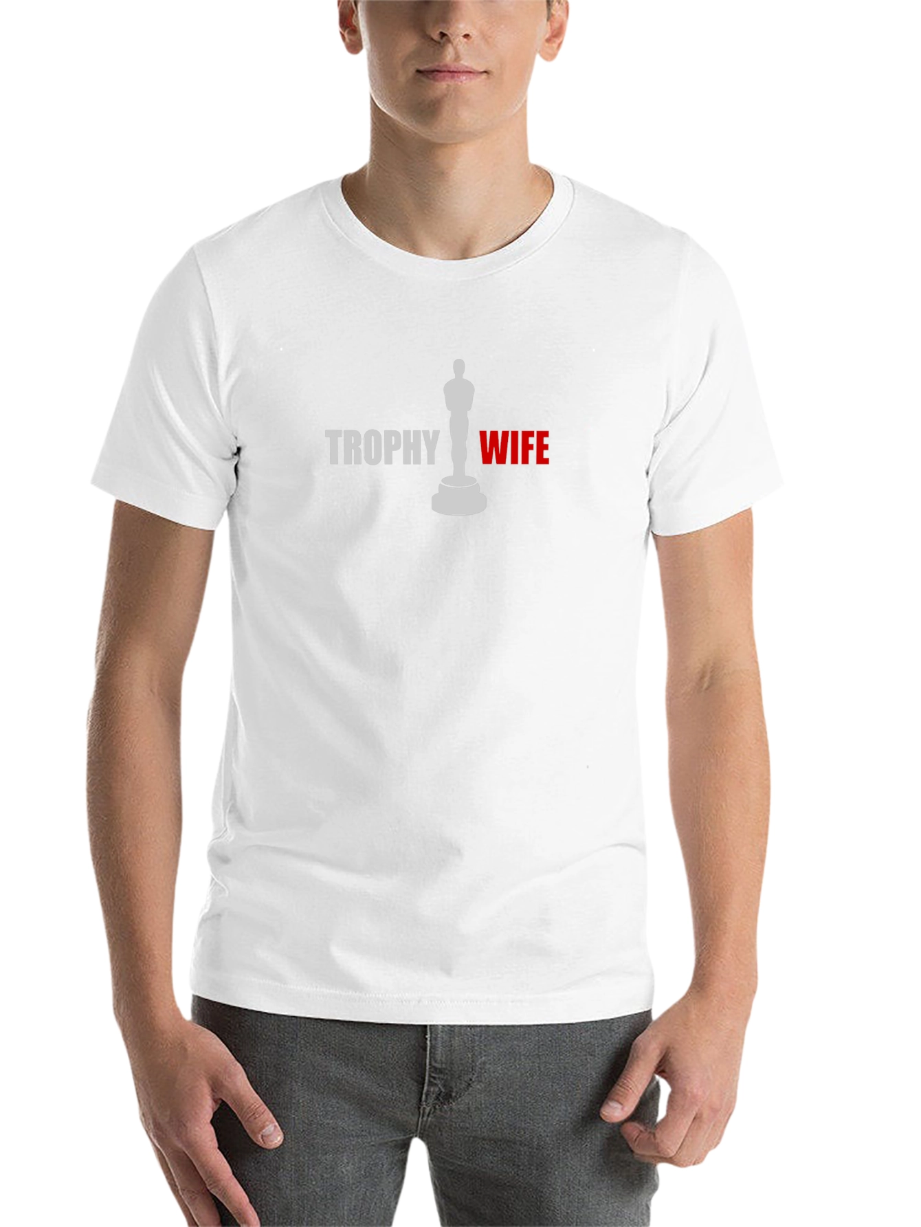 Trophy Wife Graphic Tee - Black Novelty T-Shirt