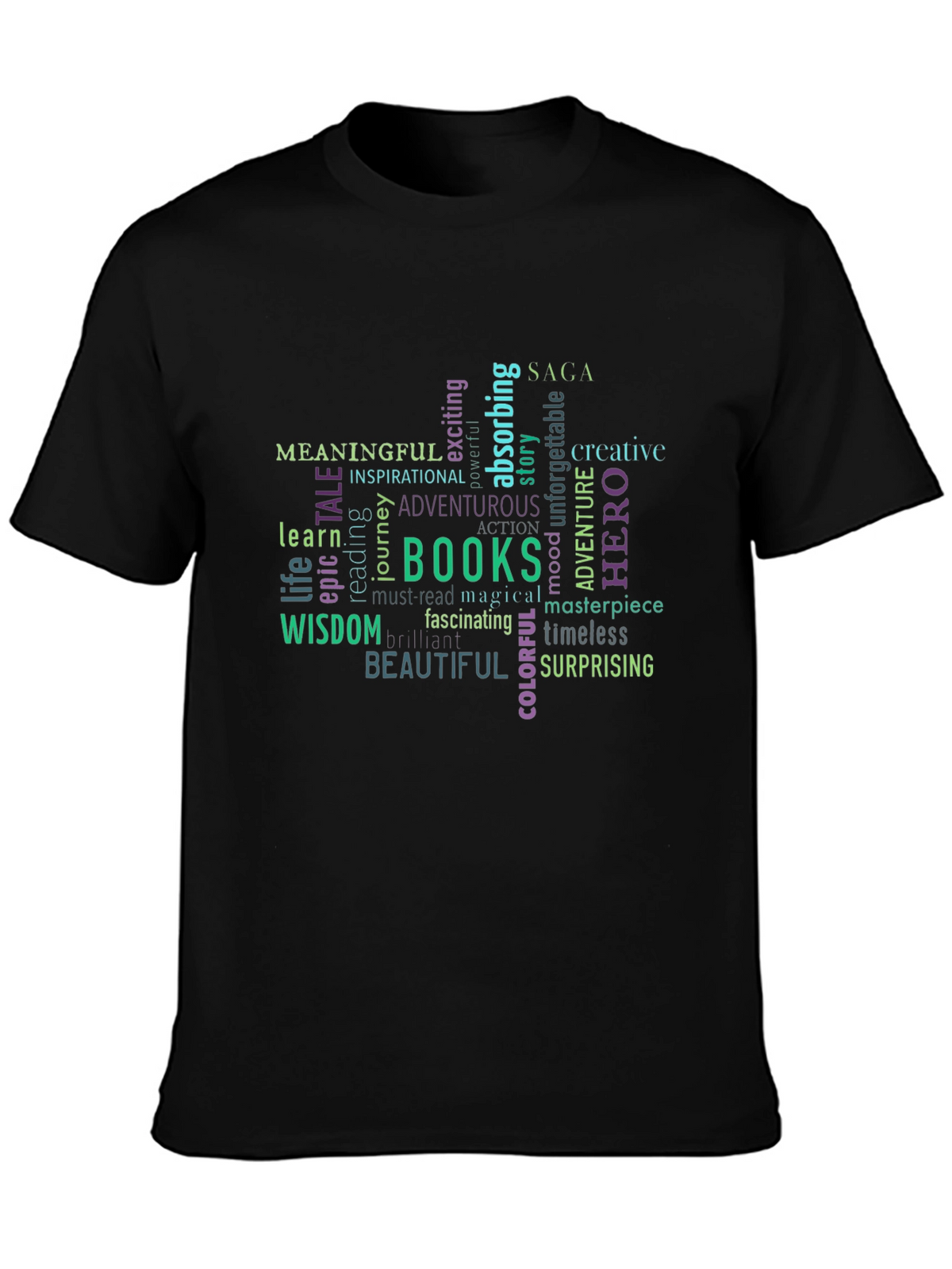 Meaningful Books Word Art T-Shirt