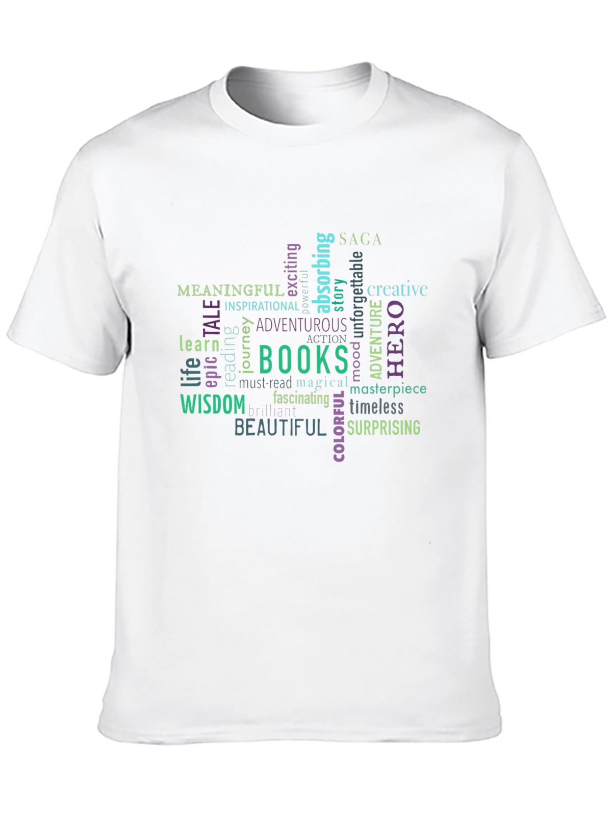 Meaningful Books Word Art T-Shirt