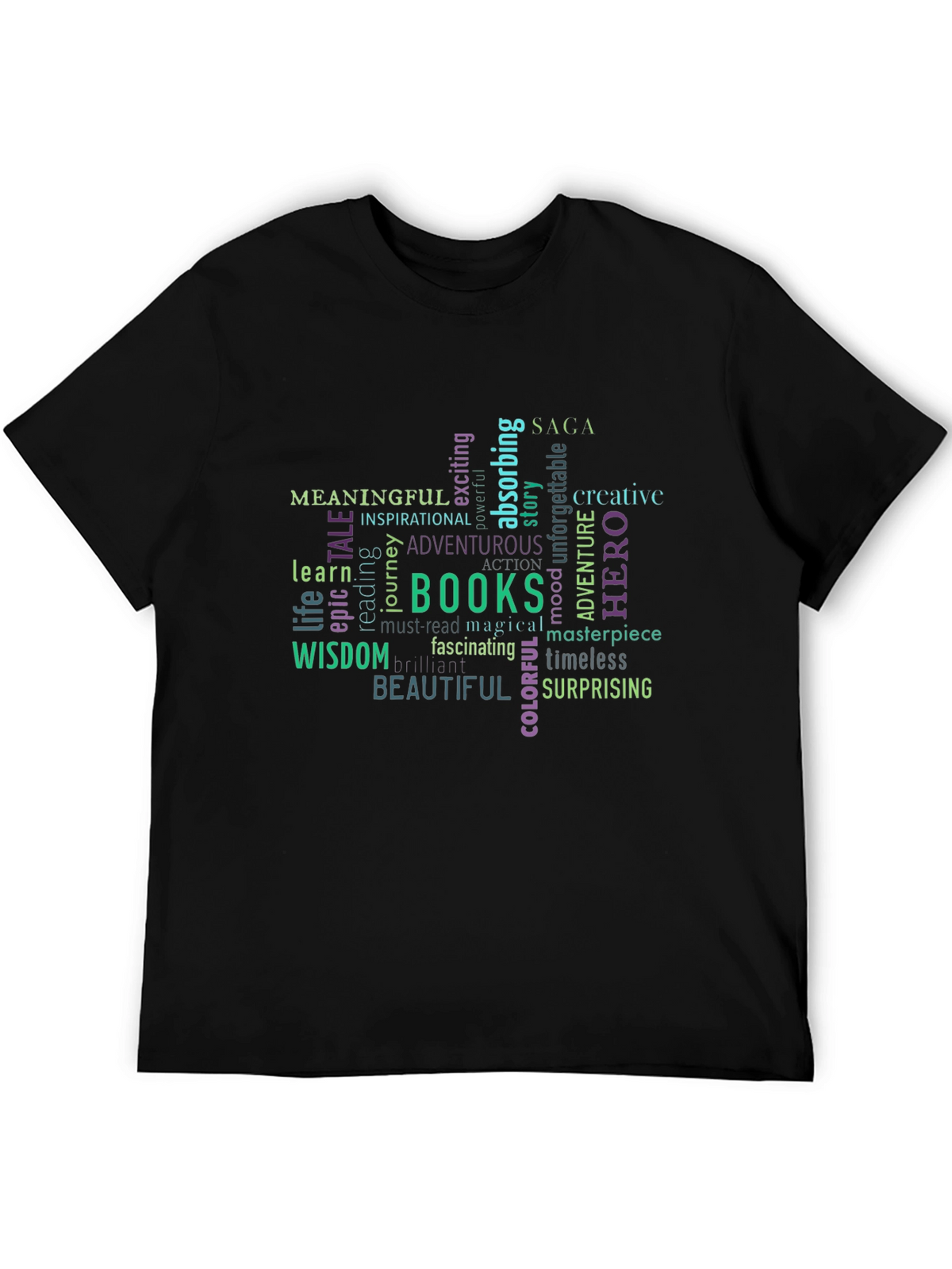 Meaningful Books Word Art T-Shirt