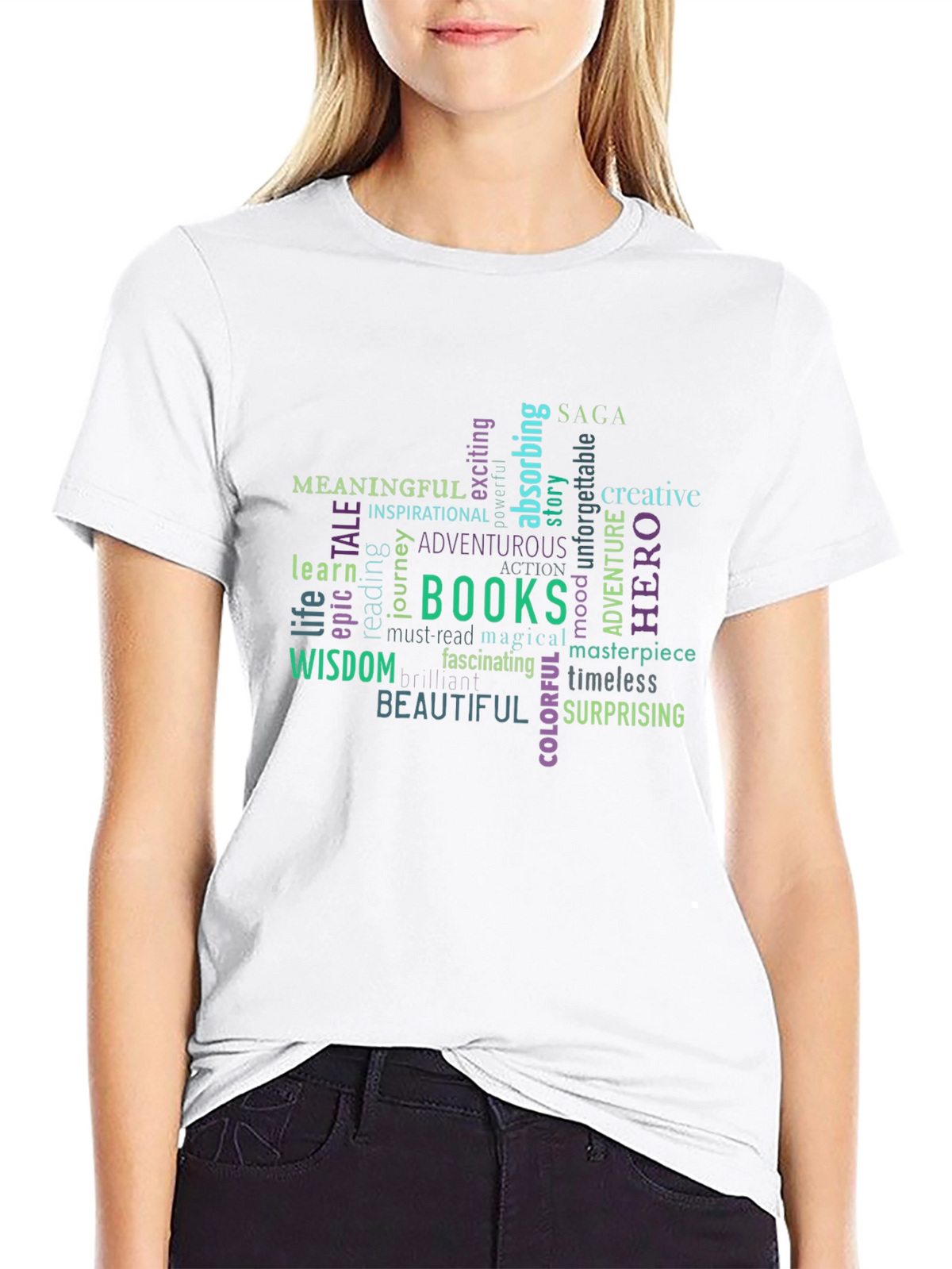 Meaningful Books Word Art T-Shirt