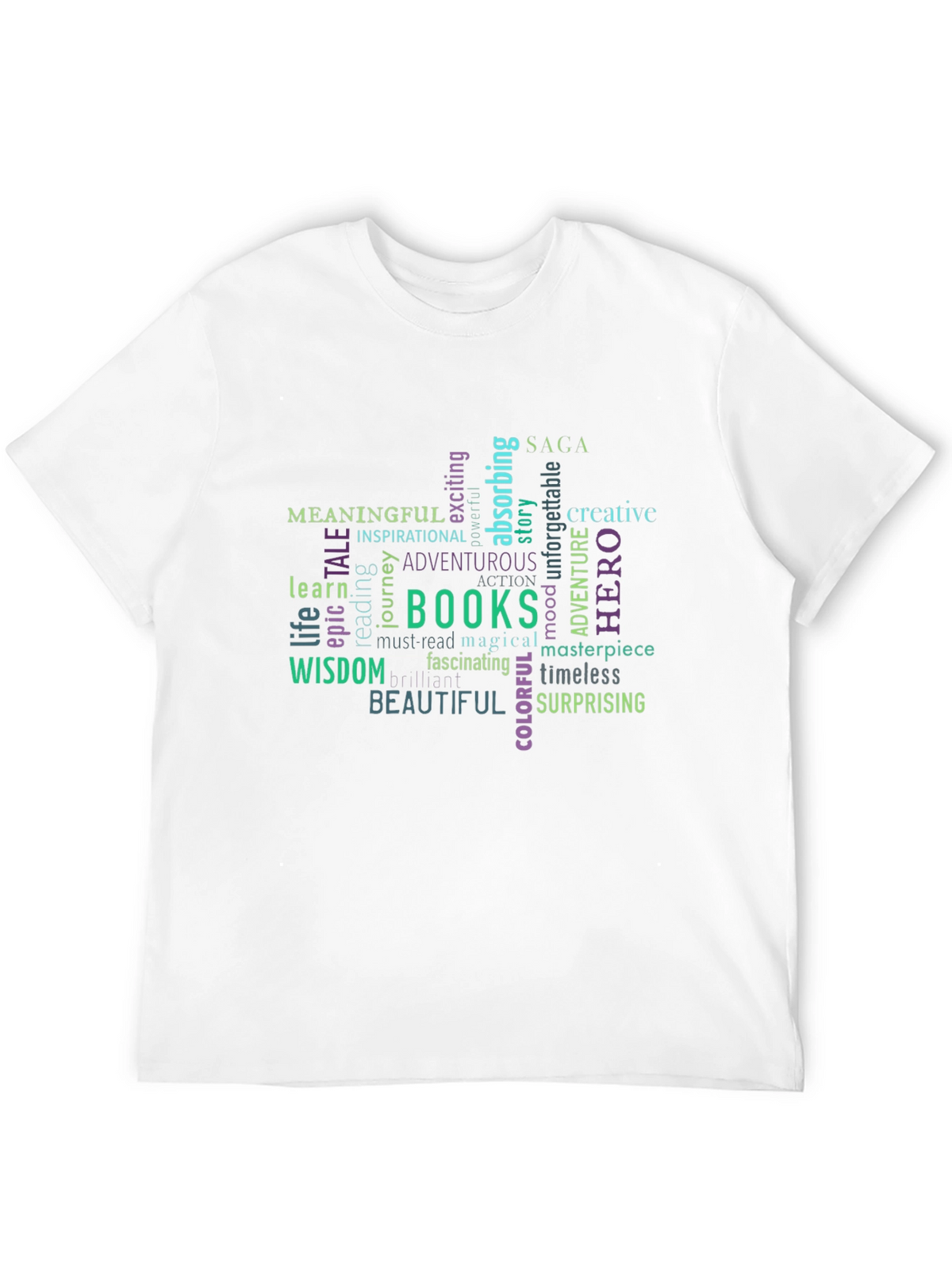 Meaningful Books Word Art T-Shirt