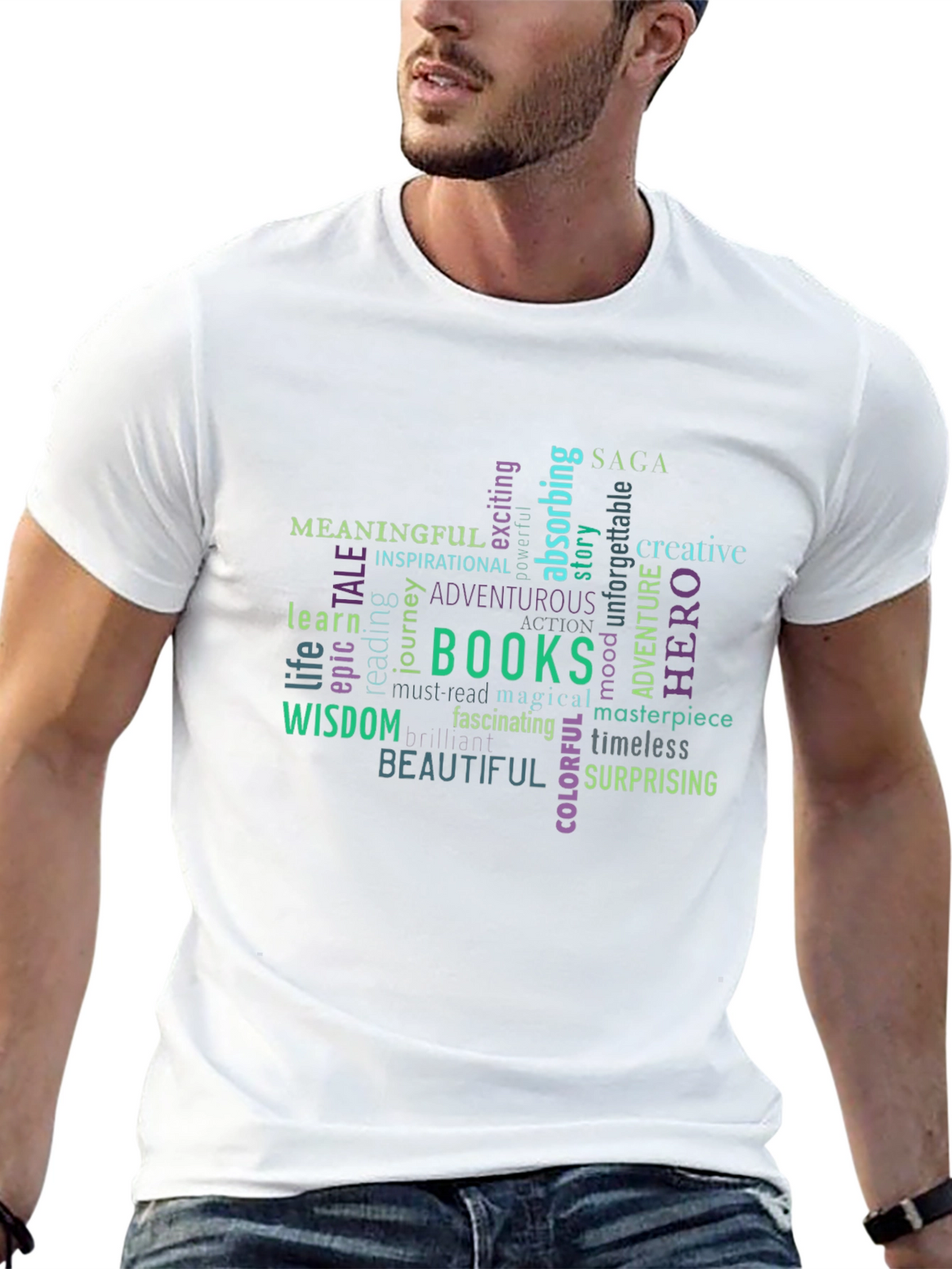 Meaningful Books Word Art T-Shirt