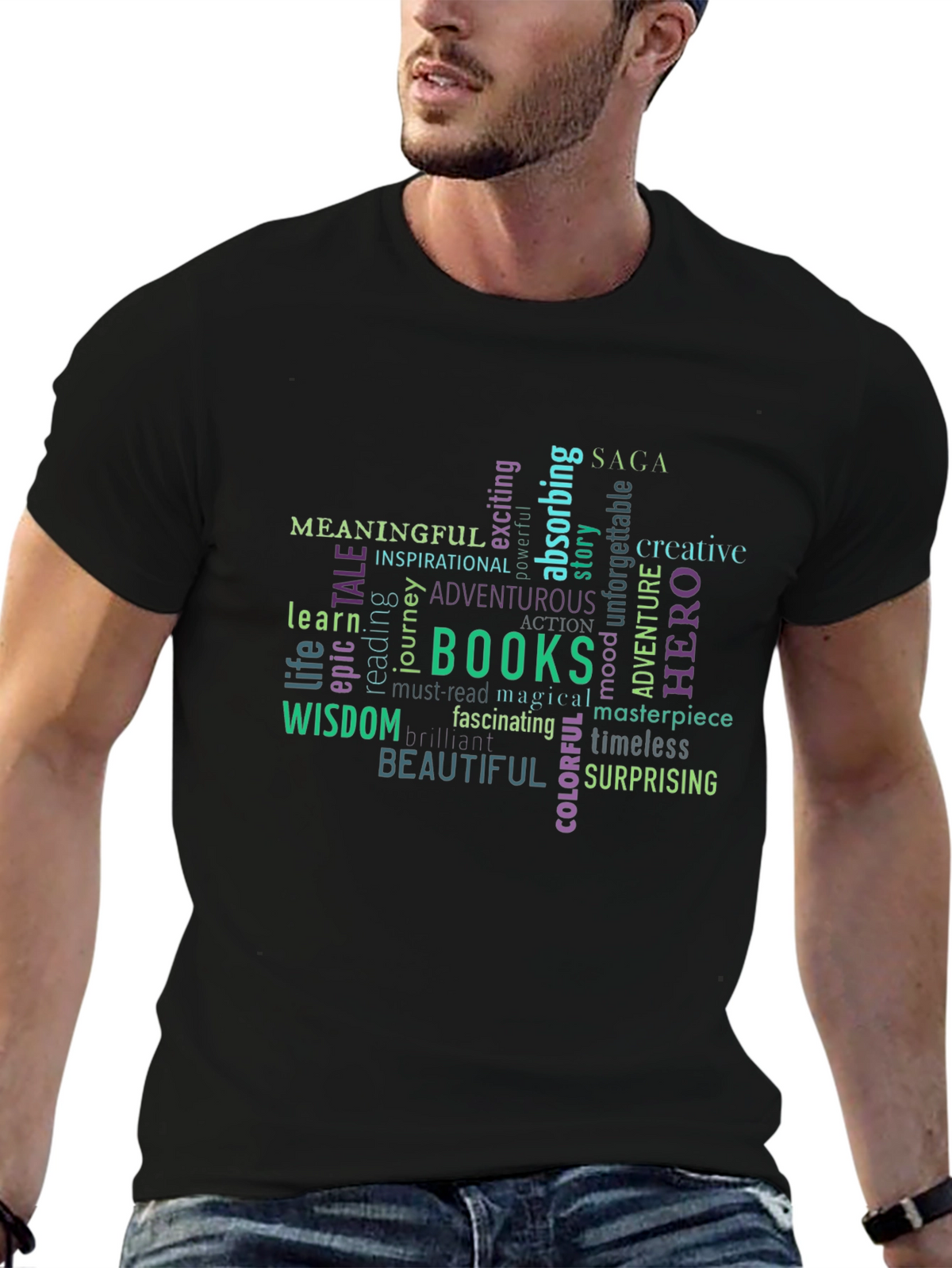 Meaningful Books Word Art T-Shirt