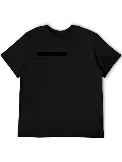 Loading Bar Black T-Shirt | Casual Gamer Tee