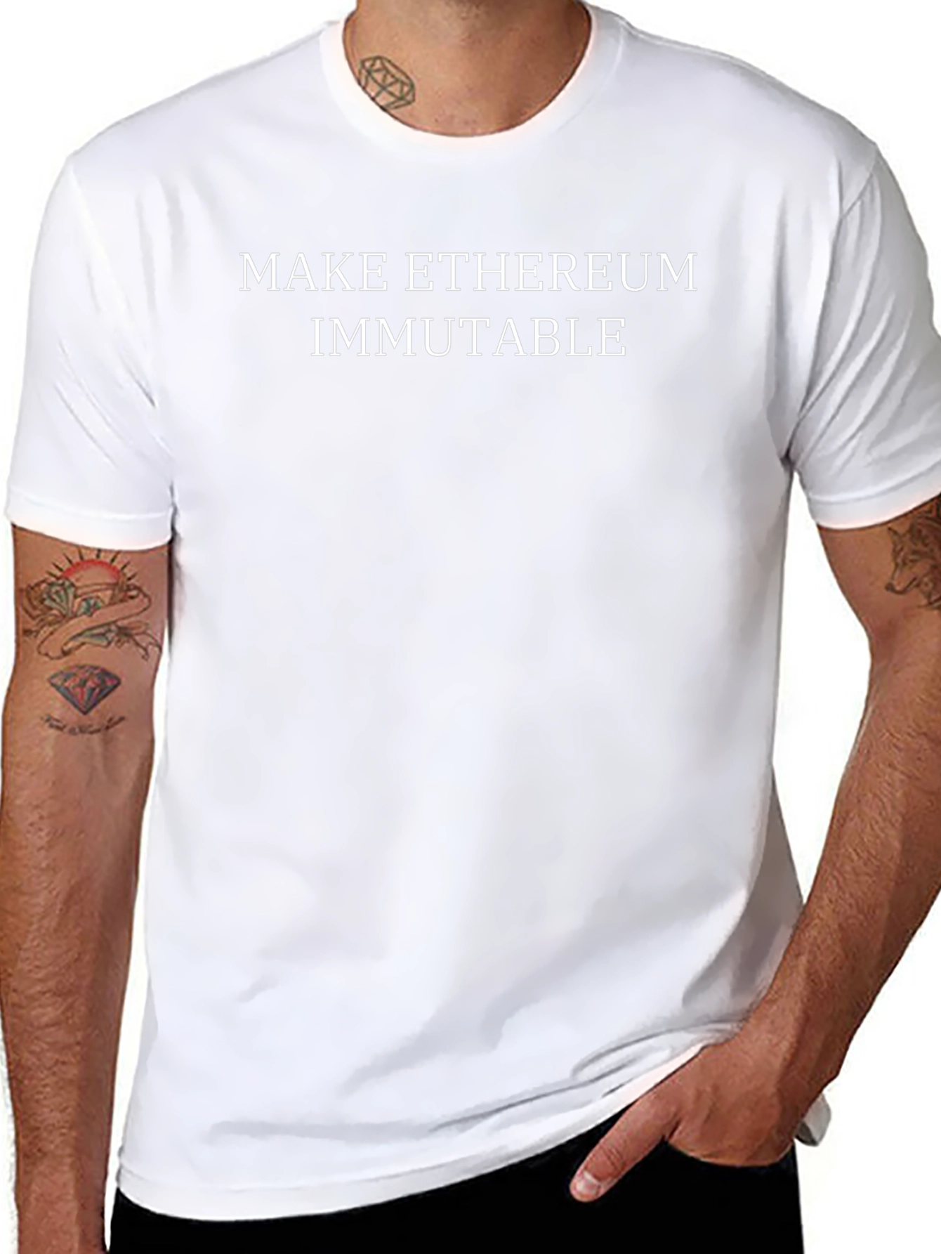 Make Ethereum Immutable Black T-Shirt