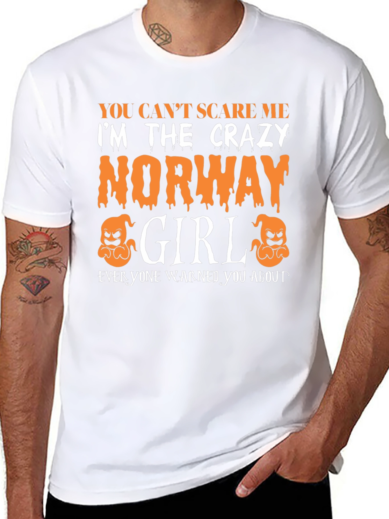 Crazy Norway Girl Halloween T-Shirt