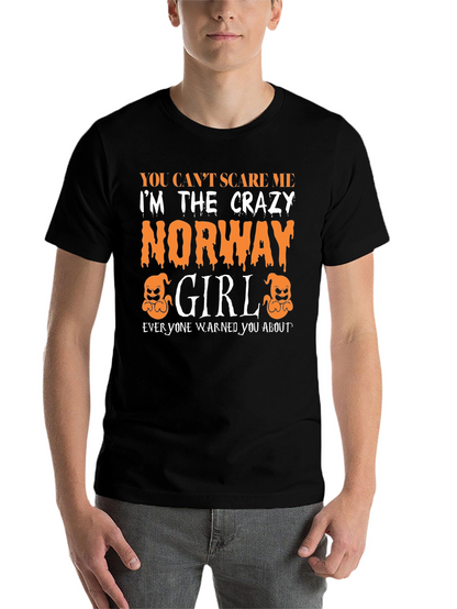 Crazy Norway Girl Halloween T-Shirt