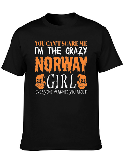 Crazy Norway Girl Halloween T-Shirt