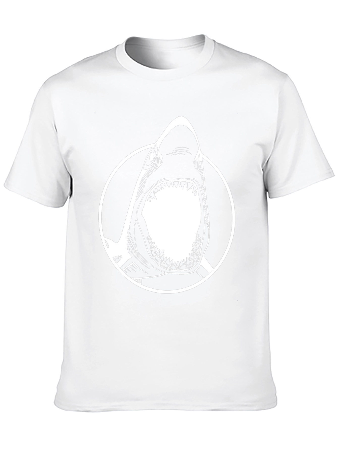 Shark Graphic Tee - Mens Black T-Shirt