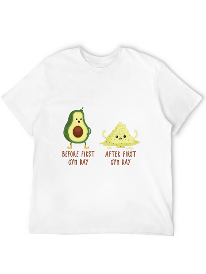 Avocado Gym Day T-Shirt - Funny Workout Tee