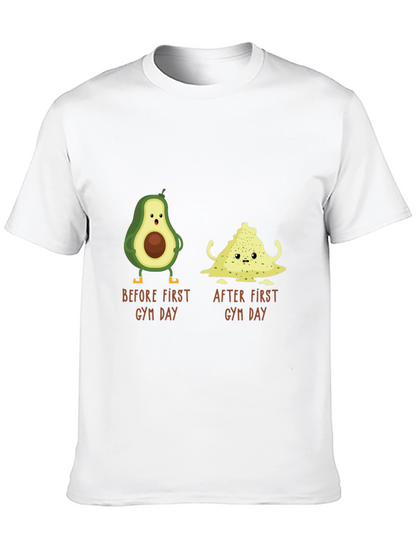 Avocado Gym Day T-Shirt - Funny Workout Tee