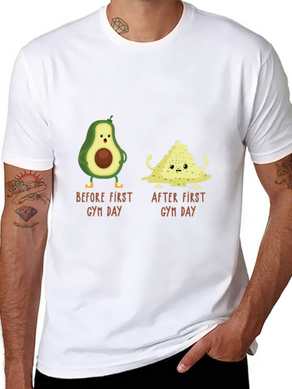 Avocado Gym Day T-Shirt - Funny Workout Tee