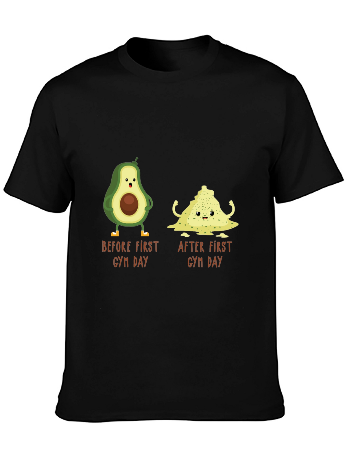 Avocado Gym Day T-Shirt - Funny Workout Tee