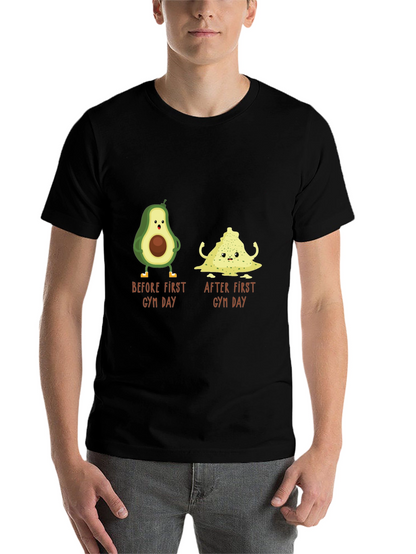 Avocado Gym Day T-Shirt - Funny Workout Tee