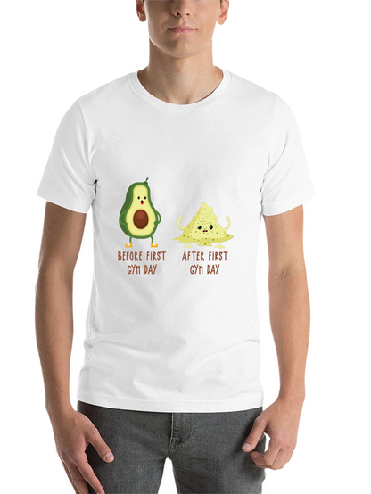 Avocado Gym Day T-Shirt - Funny Workout Tee