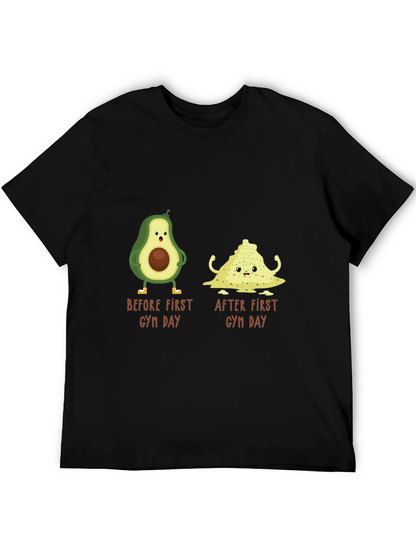 Avocado Gym Day T-Shirt - Funny Workout Tee