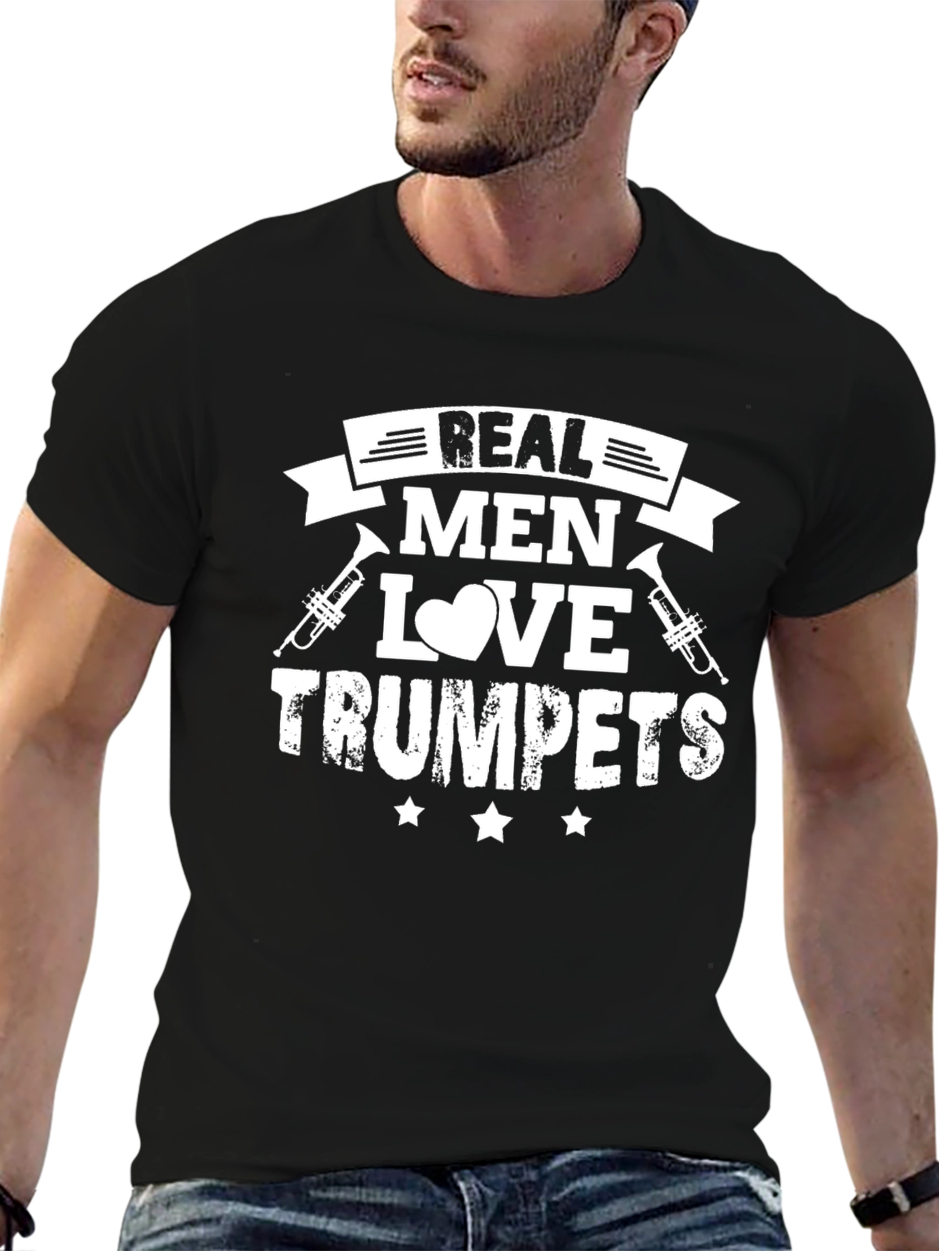 Real Men Love Trumpets Graphic T-Shirt