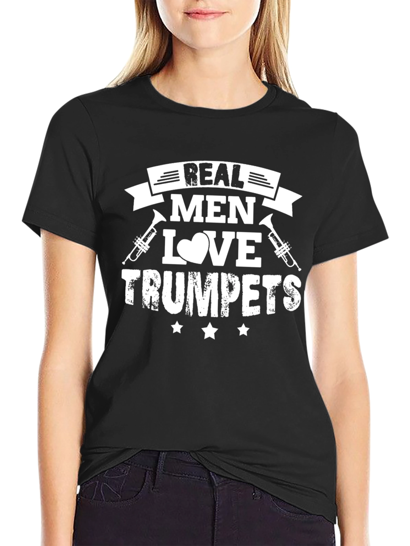 Real Men Love Trumpets Graphic T-Shirt