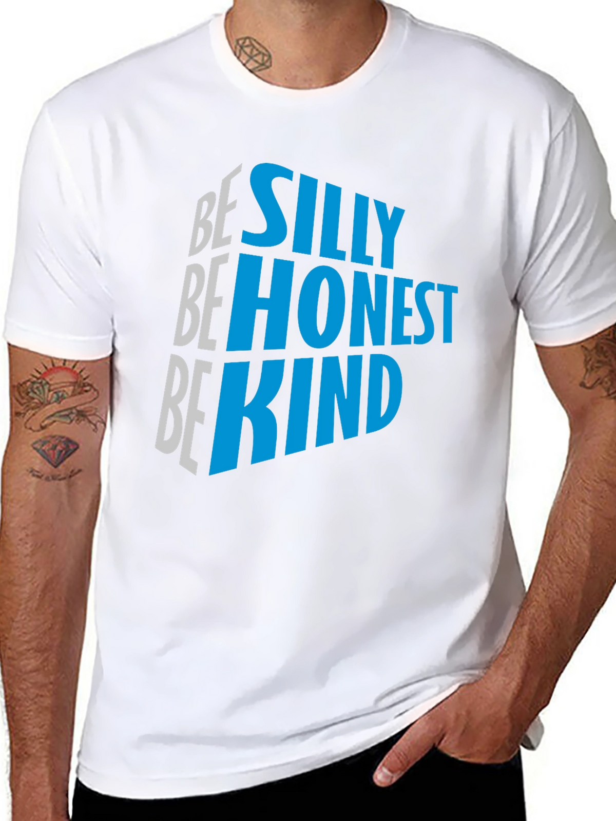 Be Silly Be Honest Be Kind Graphic Tee