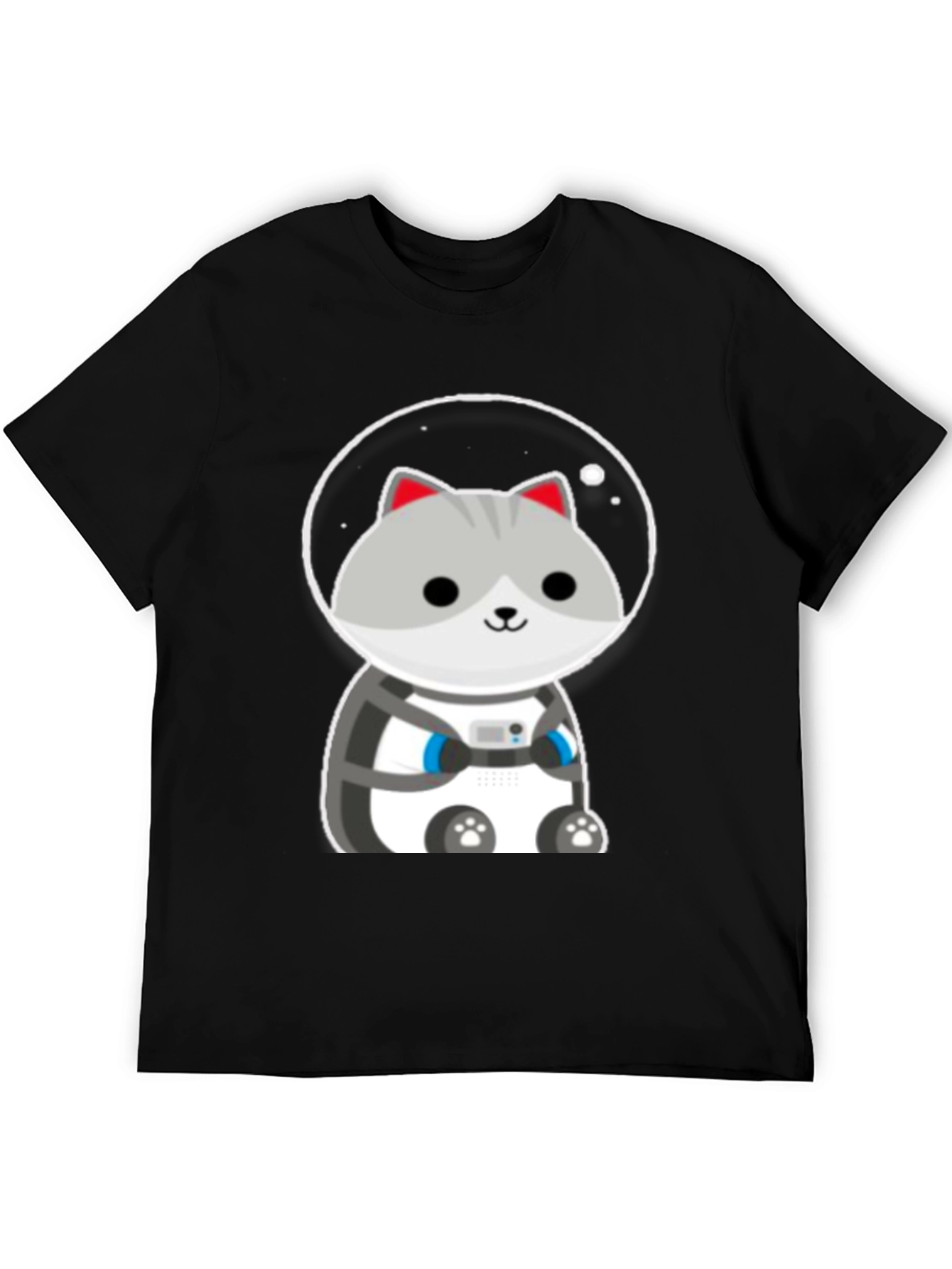 Astronaut Cat Graphic T-Shirt