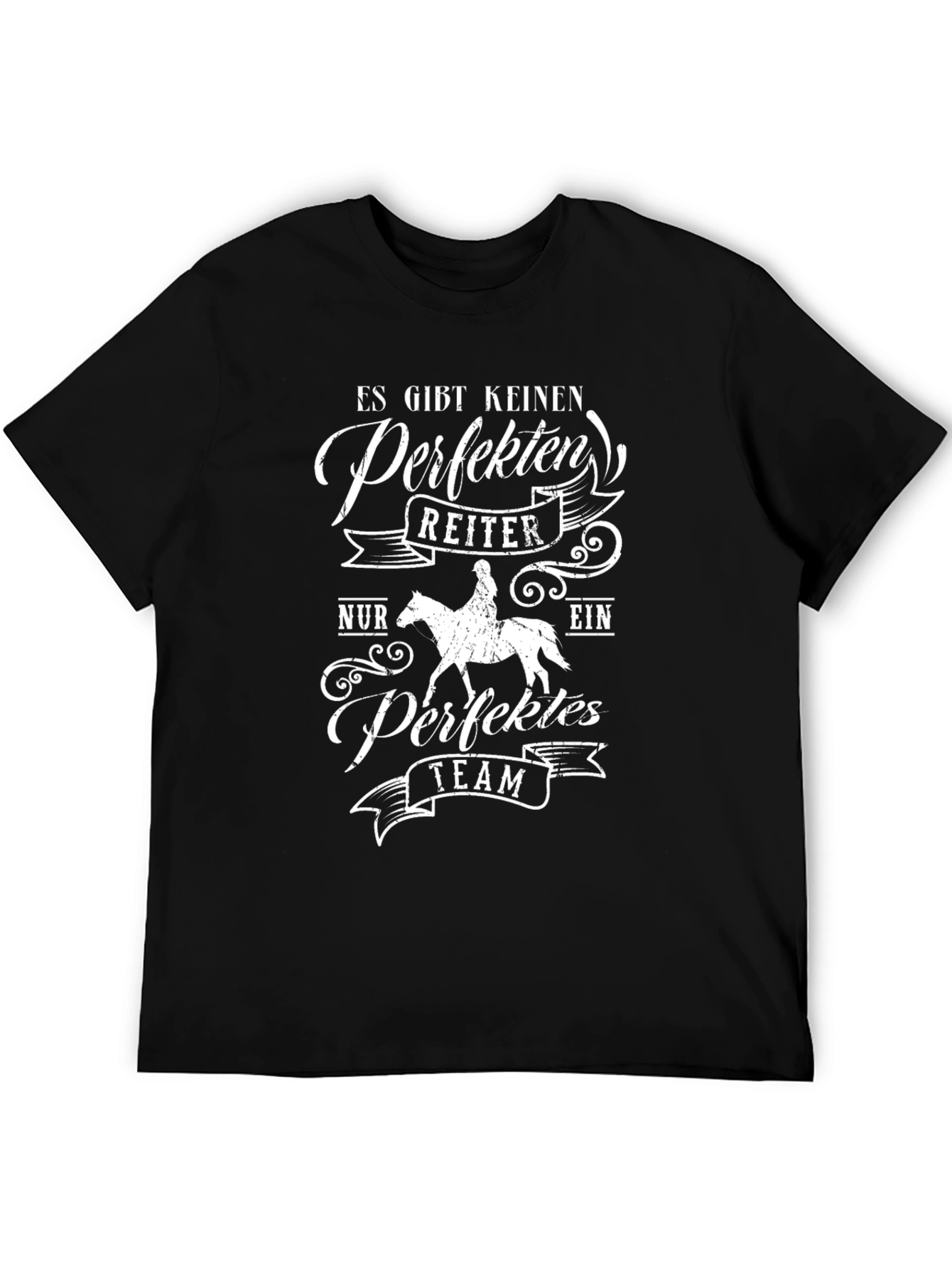Es Gibt Keinen Perfekten Reiter T-Shirt - Equestrian Tee