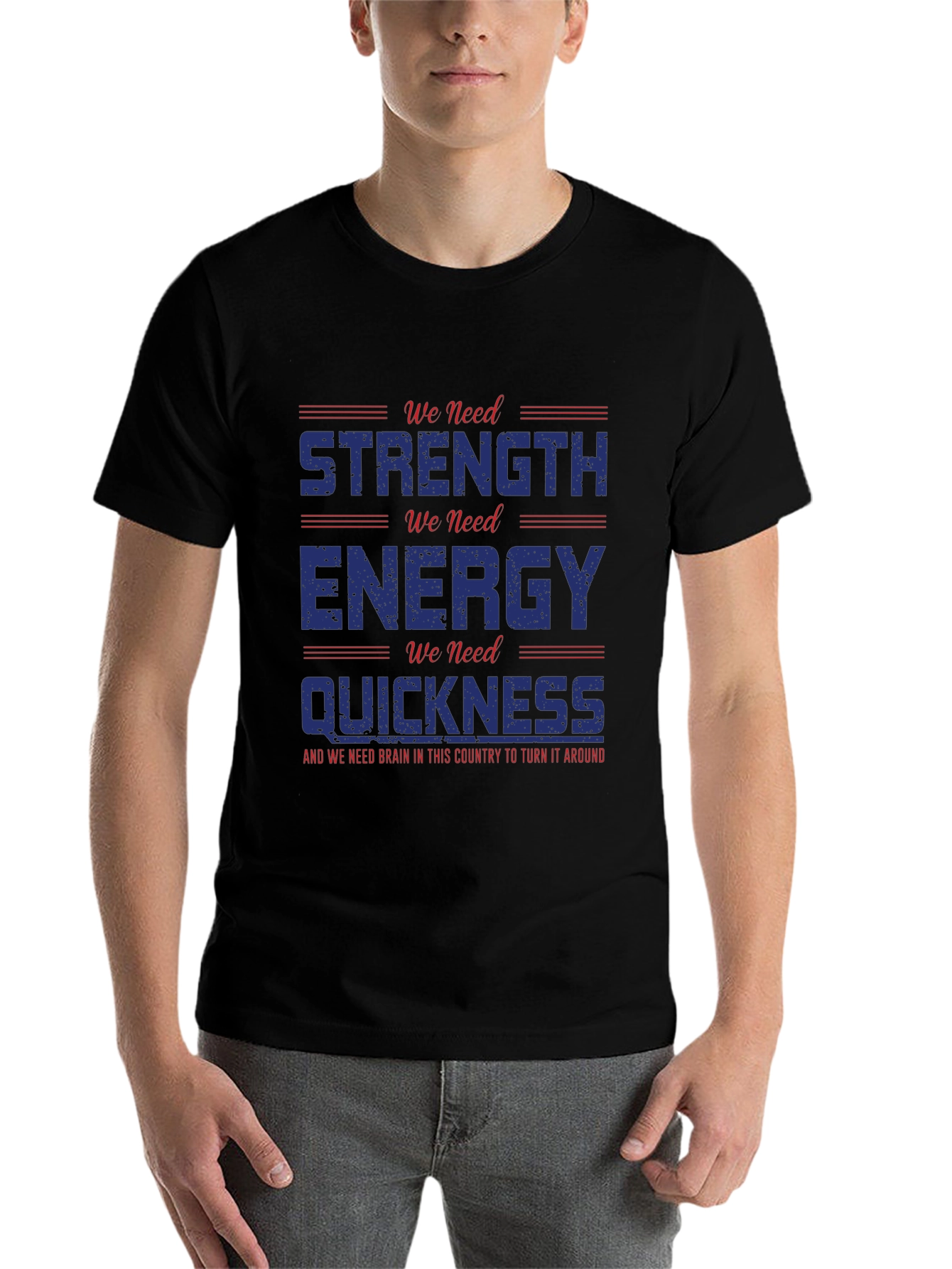Strength Energy Quickness Graphic Tee