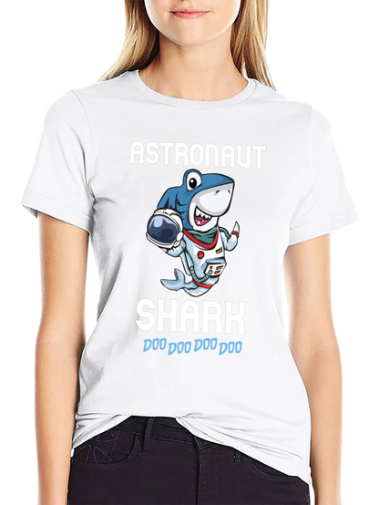Astronaut Shark T-Shirt - Doo Doo Doo!