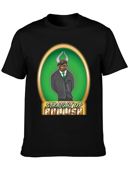 Straight Up Bullish Graphic T-Shirt