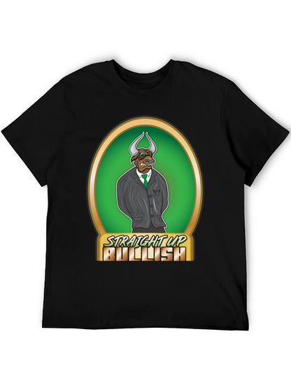 Straight Up Bullish Graphic T-Shirt
